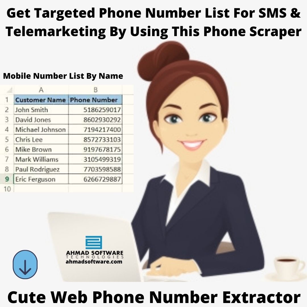 Find & Get Bulk Phone Numbers With Cute Web Phone Scraper For Marketing